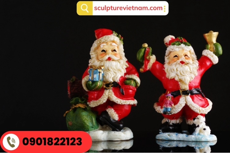 mo hinh ong gia noel 2 261 - Mô hình ông già noel - Mô hình xốp giáng sinh 3D
